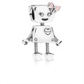 Pandora Bella Bot Charm-Pink Enamel 797141EN160 Jewelry