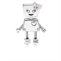 Pandora Bella Bot Charm-Pink Enamel 797141EN160 Jewelry