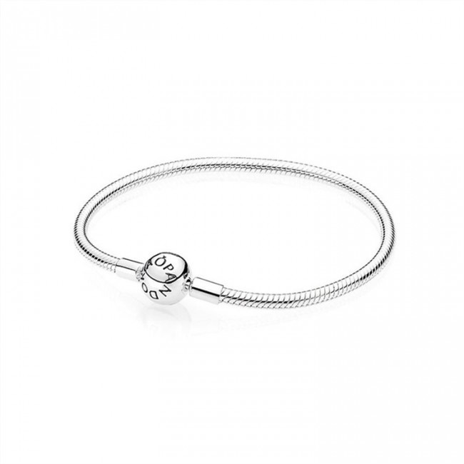 Pandora Smooth Silver Clasp Bracelet 590728 Jewelry