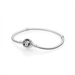 Pandora Poetic Blooms Bracelet-Mixed Enamels & Clear Jewelry 590744CZ