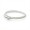 Pandora Ivory White Braided Double-Leather Charm Bracelet 590745CIW-D Jewelry