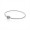Pandora Disney-Beauty & The Beast Bangle Bracelet-Clear Jewelry 590748CZ