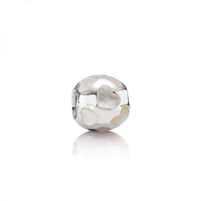 Pandora Love Me Charm-Mother Of Pearl 790398MPW