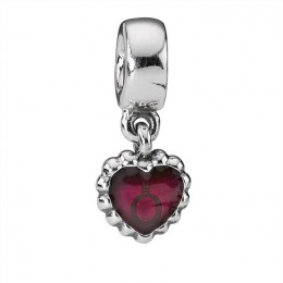 Pandora Enamel Heart Pendant Charm 790471EN07 Jewelry