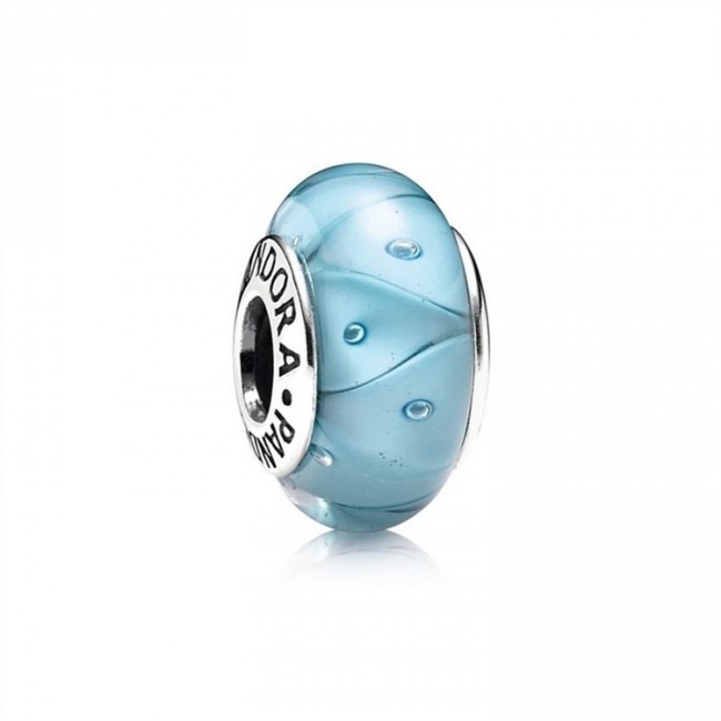 Pandora Turquoise Looking Glass Charm-Murano Glass 790924 Jewelry