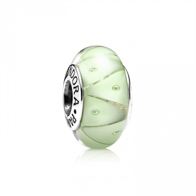Pandora Green Looking Glass Murano Charm 790925 Jewelry