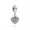 Pandora Jewelry Pave Heart-Clear Jewelry 791023CZ