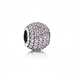Pandora Pave Lights Charm-Pink Jewelry 791051PCZ