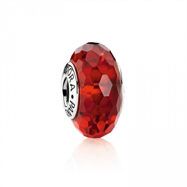 Pandora Fascinating Red Charm-Murano Glass 791066 Jewelry