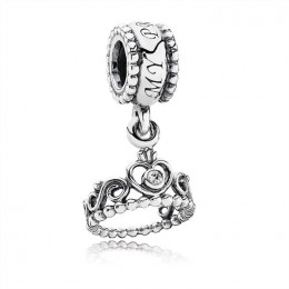 Pandora My Princess Dangle Charm-Clear Jewelry 791117CZ
