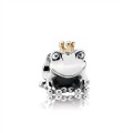 Pandora Frog Prince Silver & Gold Charm-791118 Jewelry