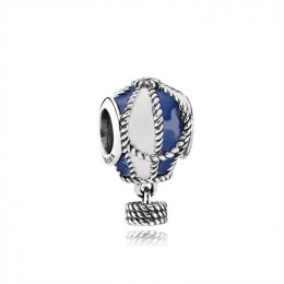 Pandora Hot Air Balloon Silver Charm-PANDORA 791145ENMX Jewelry