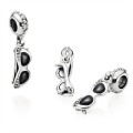 Pandora Sunglasses silver dangle with enamel and cubic zirconia 791148CZ Jewelry