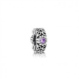 Pandora Purple Forest Flower Spacer 791224CFP Jewelry