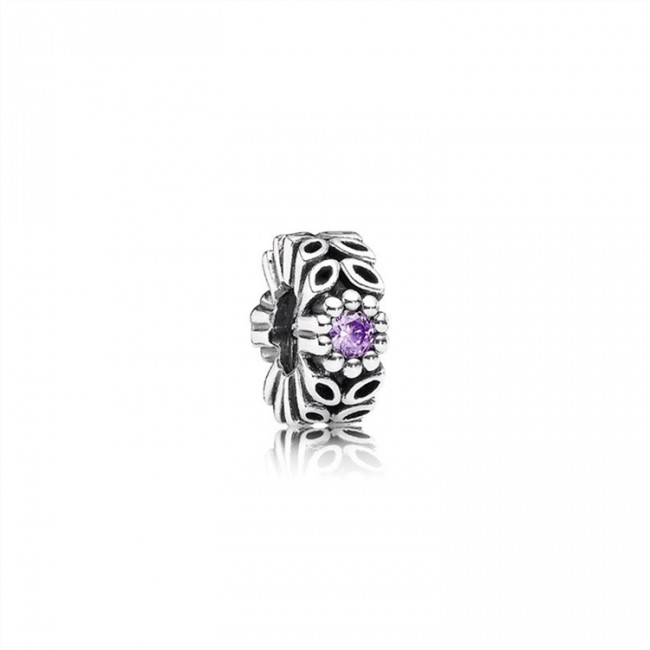 Pandora Purple Forest Flower Spacer 791224CFP Jewelry