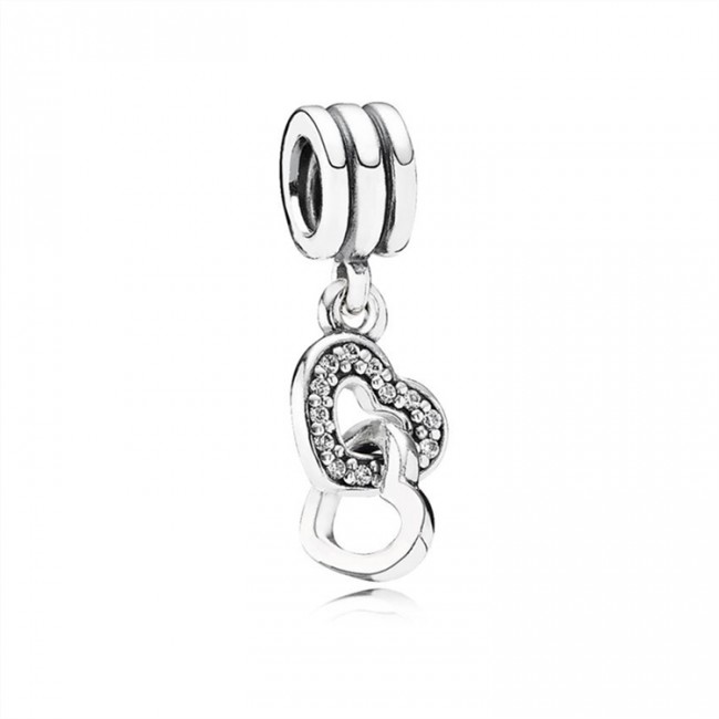 Pandora Interlocking Love-Clear Jewelry 791242CZ