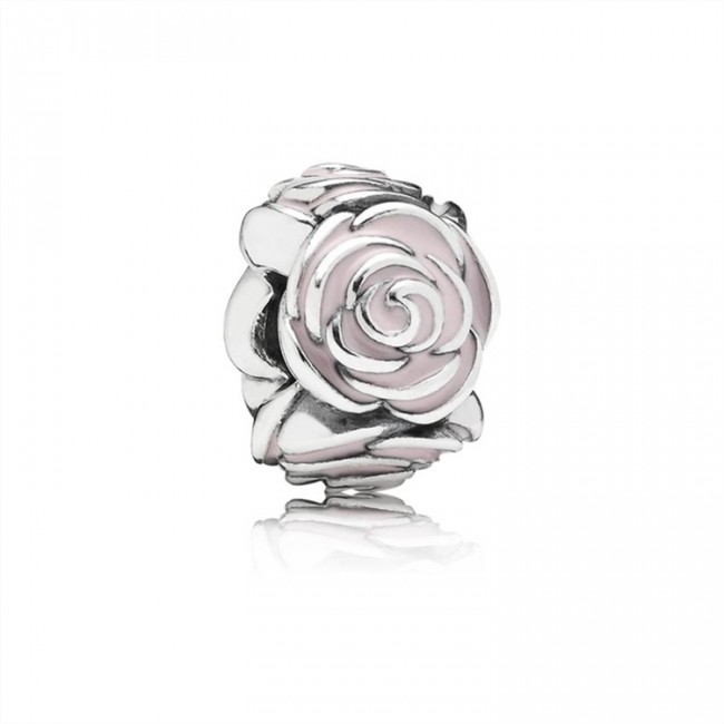 Pandora Rose Garden Clip-Pink Enamel 791291EN40 Jewelry