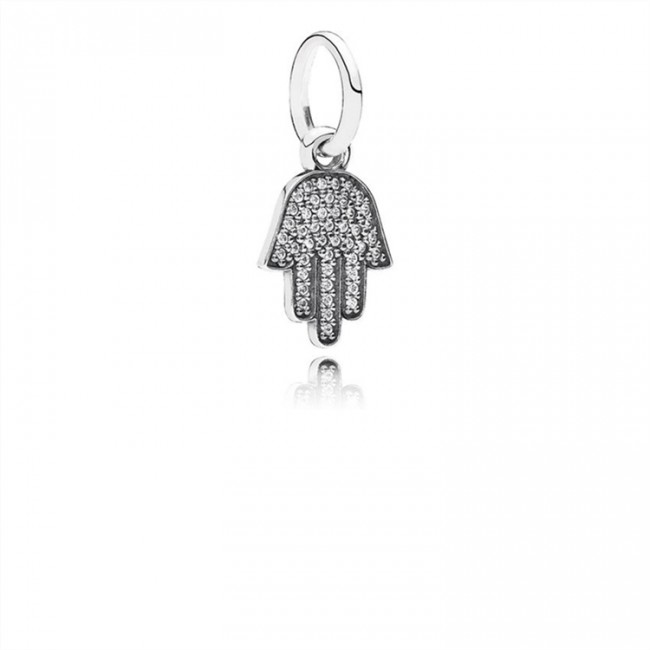 Pandora Symbol Of Protection Dangle Charm-Clear Jewelry 791307CZ