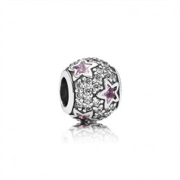 Pandora Follow The Stars-Pink & Clear Jewelry 791382PCZ