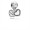 Pandora My Special Sister Silver Hanging Hearts Charm-PANDORA 791383