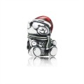Pandora Christmas Bear Charm-Red & Green Enamel 791391ENMX