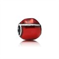 Pandora Jolly Santa Charm-Red & White Enamel 791405ENMX
