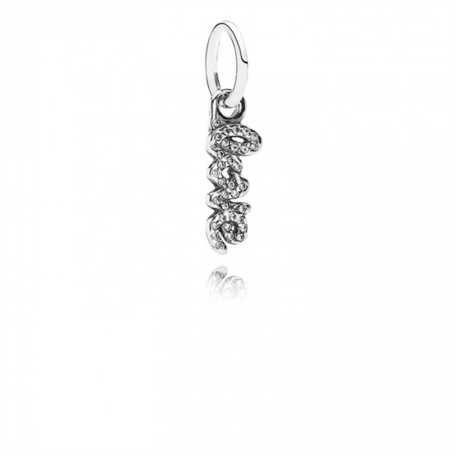 Pandora Jewelry Signature Of Love-Clear Jewelry 791428CZ