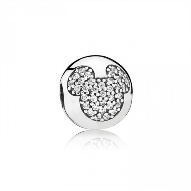 Pandora Disney-Mickey Pave Clip 791449CZ Jewelry