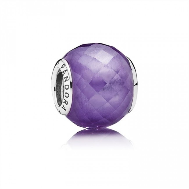 Pandora Petite Facets Charm-Purple Jewelry 791499ACZ