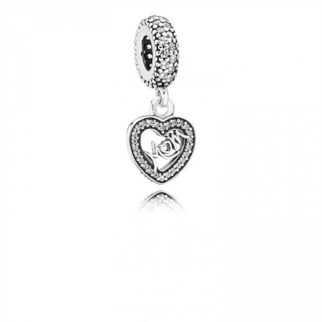 Pandora Center of My Heart-Clear Jewelry 791521CZ