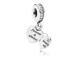 Pandora My Beautiful Wife Dangle Charm-Clear Jewelry 791524CZ