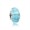 Pandora Blue Effervescence Charm-Murano Glass & Clear Jewelry 791618CZ