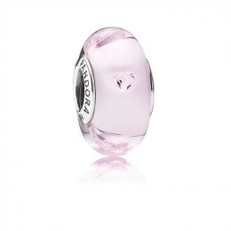 Pandora Pink Hearts Charm-Murano Glass & Pink Jewelry 791632PCZ