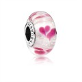 Pandora Wild Hearts Charm-Murano Glass 791649 Jewelry