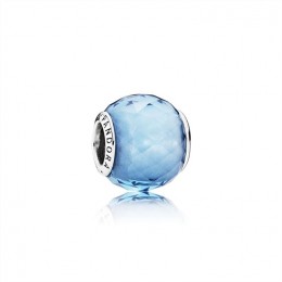 Pandora Geometric Facets Charm-Sky-Blue Crystal 791722NBS Jewelry