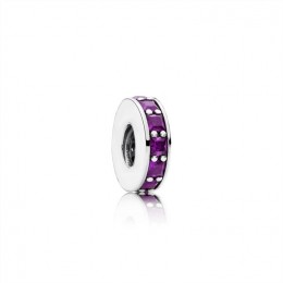 Pandora Eternity Spacer-Royal Purple Crystal 791724NRP Jewelry