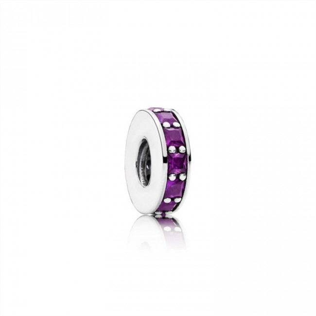 Pandora Eternity Spacer-Royal Purple Crystal 791724NRP Jewelry