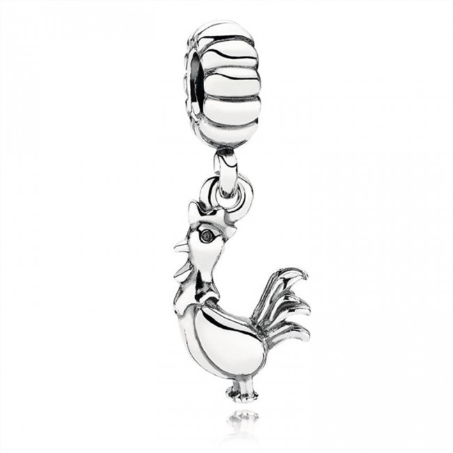 Pandora Rooster Hanging Charm 791096 Jewelry