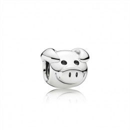 Pandora Playful Pig Silver Charm 791746 Jewelry