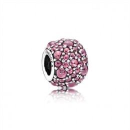 Pandora Honeysuckle Pink Shimmering Droplets Charm 791755HCZ Jewelry