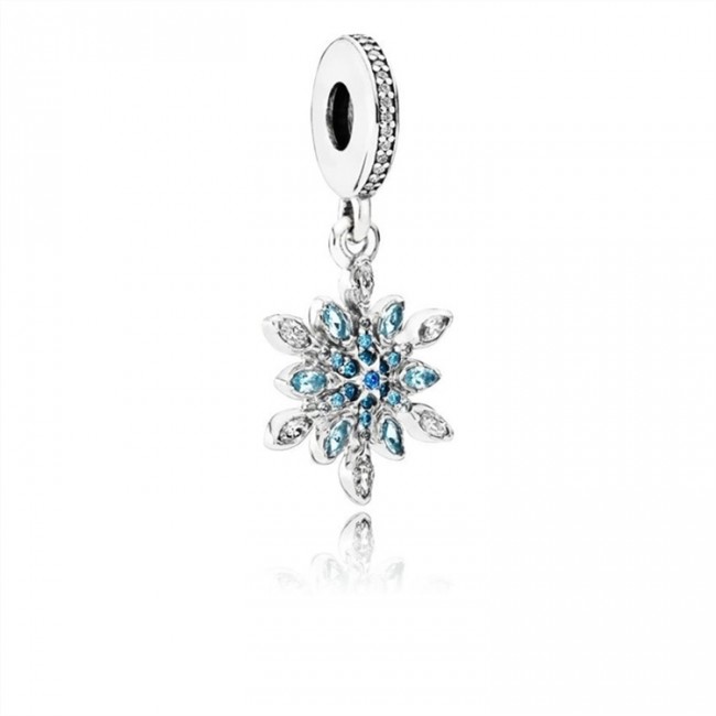 Pandora Crystallised Snowflake PANDORA Hanging Charm 791761NBLMX Jewelry
