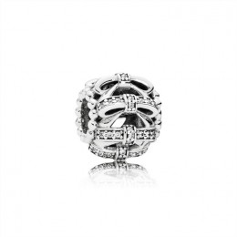 Pandora Shimmering Sentiments Charm-Clear Jewelry 791779CZ