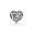 Pandora March Signature Heart Charm-Aqua Blue Crystal 791784NAB Jewelry