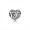 Pandora August Signature Heart Charm-Peridot 791784PE Jewelry