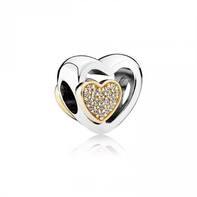 Pandora Joined Together Charm-Clear Jewelry 791806CZ