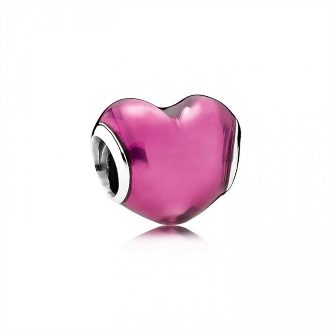 Pandora In My Heart Charm-Violet Enamel 791814EN62