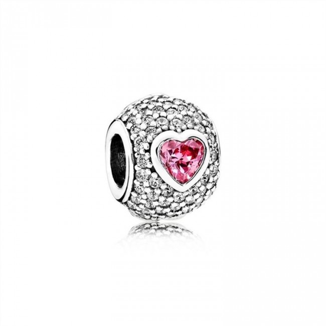 Pandora Captivating Pave Heart Charm 791815CZS Jewelry
