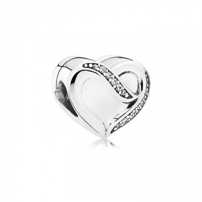 Pandora Jewelry Ribbon of Love-Clear Jewelry 791816CZ