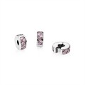 Pandora Mosaic Shining Elegance Clip-Fancy Pink & Fancy Purple Jewelry