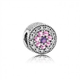 Pandora Dazzling Floral Charm-Multi-Colored Jewelry 791820PCZMX